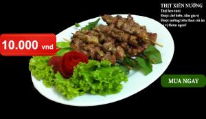 Thịt xiên nướng